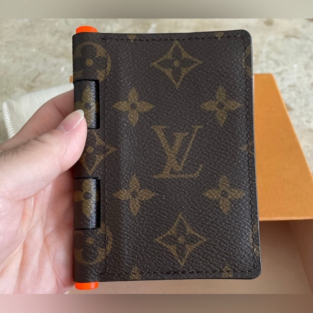 Louis Vuitton Black and Brown Card Holder